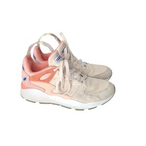 Adidas Cloudform Crazy Chaos Running Sneakers. Linen/Pink.‎ W 6.5